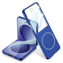 Samsung Galaxy Z Flip 8 dėklas Kietas PC Vidurinio vyrio Magnetinis Belaidžio įkrovimo Apsauginis Galinis dangtelis Z Flip8 telefono korpusui Galaxy Z Flip 8 rožinė