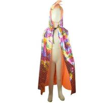 Dinosaur Cape Dragon Hooded Cloak Boy Girl Toddler Dressing Up Clothes Cosplay Halloween Costume Wizard Witch Cloak beige