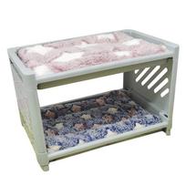Blanket Habitat for Sugar Glider Squirrel Hamster Playing Sleeping Summer Bed Sugar Glider Bunk Bed for Playing Sleeping mėlyna