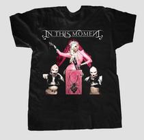 Maria Brink In This Moment Cotton All Size Men Women Black Shirt XL pink
