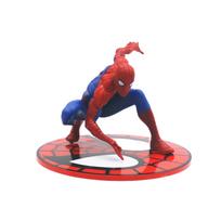 PVC Large Round Base Spider-Man Action Figure Avengers Collectible Toy Boys Gift Desktop Decor