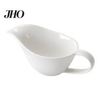 Home Kitchen Decoration Pitcher Sauce Cup Ceramic Handle Design Dishwasher Safe Wide Spout Ergonomic Jug No Mess Pouring Serving Decor Dispenser juoda
