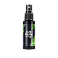 Car Tire Shine Quick Refurbisher Automotive Tire Gloss Enhancer Easy Application Hydrophobic Protective Coating for Car black