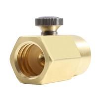 CO2 Cylinder Refill Adapter, Brass Fill Valve Connector for Household Soda Bottle Cylinder, with TR21 4 to CGA320 Thrd, for United States, Canada or E