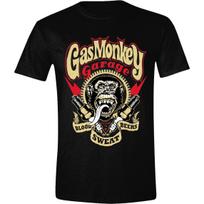 Gas Monkey Garage Lightning Bolt Official Merchandise T-shirt M/L New M beige
