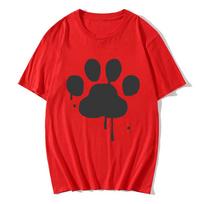 MEWGENicS Game Design Print T-shirt Short Sleeve Cotton Fashion Tshirts Loose Casual Men/Women T Shirt Unisex Streetwear Merch XS raudona