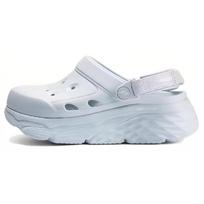 Skechers Foamies Dolphin Bubble Shoes Comfortable Versatile Clogs Women clogs Light-Gray 111268-LTGY 38 white