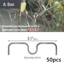 50PCS Fruit Tree Branch Bender Tool Set Manual No Power Branch Spreader For Tree Shaping & Pulling Portable Orchard Bending Tool gray