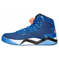 Jordan Spizike Forty 'Knicks Blue' Cushioning Abrasion Resistant Cushioning, Wear Resistant High top 807541-405 41 blue