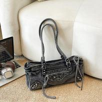 Underarm Bag, Women's Handbag, Pillow Bag, Crossbody Bag mėlyna