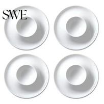 Square Egg Cups 4/6Pcs White Food Grade BPA Free High Sturdy Base Holders Durability Compact Size Portable Boiled Set 4pcs gray