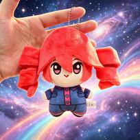 Naujas Kasane Teto pliušinis žaislas Minkšta lėlė Pripildyti pliušiniai figūrėlės Anime Cosplay Animacinis filmas Gimtadienio dovana Kalėdinė dovana Gerbėjams Mergaitei red