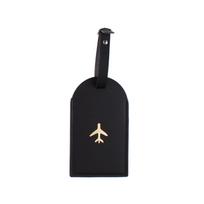 Leather Suitcase Luggage Tag Label Bag Pendant Handbag Portable Travel Accessories Name ID Address Tags for Women Men juoda