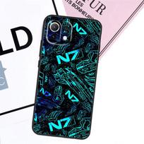 N7 Mass Effect Case For POCO X6 Pro X3 X4 X5 M6 Pro M5s F3 F5 Xiaomi 14 Ultra 12 13 11T 12T 13T Pro Cover POCO X4 GT black