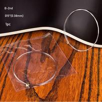 Stainless Steel Copper Classical Acoustic Guitar Strings  For Acoustic Folk Guitar 0.38mm 1pc-B-2nd