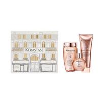 Kerastase Glazed Rose Care Set, Paris Lighting Gift Box, Moisturizing and Smoothing 250ml+250ml+45ml rožinė
