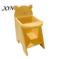 Small Animal Feeding Station Hamster Dining Chair, 3D Printed Mini Pet Seat, Cute Seat Furniture for Sugar Glider, Rat Cage Decor Accessory Miniature geltona