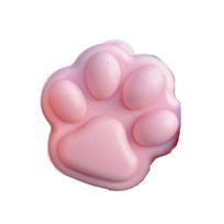 Funny Kneading Cat Paw Squeeze Toy Soft Silicone Cat Paw Fidget Toy 3D Cartoon Cat Paw Pinch Toy Practical Jokes white