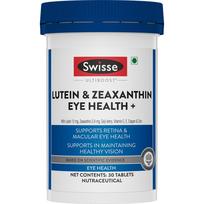 Swisse Eye Health+ with Lutein & Zeaxanthin (Manufactured in Australia) Supports Healthy Vision, Reduces Digital Strain & Fatigue From High Scre