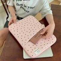 Soft Laptop Sleeve Carring Case 10 11 13.3 Inch Corduroy Tablet Notebook Pouch Notebook Soft Case gray