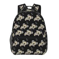 Cute Baby Koala Sleeping Good Night Backpacks Boys Girls Bookbag Children School Bags Cartoon Laptop Rucksack Shoulder Bag One Size