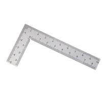 Nerūdijančio plieno kampainis L formos kampainis liniuotė metalinis kampainis medžio apdirbimui matavimui baldų gamybai metalo apdirbimui 100X50mm white