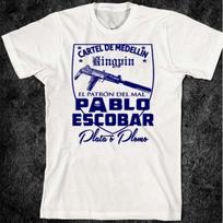 Weed , new tee, hitman Plato A Plomo Mexico, Columbia, Sinaloa, Narco Unisex T-Shirt XXXL blue
