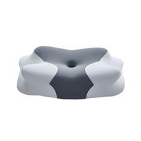 Support Pillow Contoured Memory Foam Cores Washable Comfortable Cover All Night Comfortable 1 gray