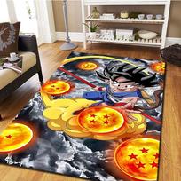 Son Goku Anime Grindų Kilimas, Skaitmeniniu Būdu Spausdintas Filmo Kilimas, Namų Dekoro Kilimėlis Miegamajam, Svetainei -HYQ29 60x90cm