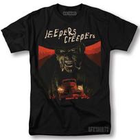 Jeepers Creepers Shirt Classic Horror Movie Vintage Graphic Design T-Shirt XL black