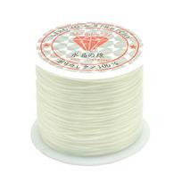 50M Stipriai besitempianti elastinė virvelė, vielos lynas, apyrankės, vėrinio virvelė, karoliukas 0.5Mm,