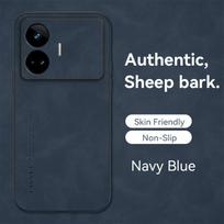 For OPPO Realme GT Neo 5 SE Case Leather Shockproof Phone Case for Realme GT Neo 5SE Neo5 SE Soft TPU Frame Protect Back Cover Realme GT Neo 5 SE black