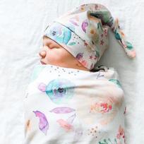 Infant Baby Swaddle Blanket Wrap Sleeping Bag Sleep Sacks Hat Outfits