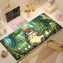 Cartoon T-Totoro Mouse Pad Large Cute Non-slip Lockedge Desktop Computer Desk Mat Keyboard MousePad Office Gamer Student 30cmx60cm(11.8x23.6inch)