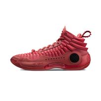 Li Ning WOW 10 Red Dragon Comfortable High top Basketball Shoes Men's Quartz Red ABAS075-5 43 raudona