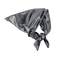 Plaukų šaliko klubas „Bandana“ galvos apdangalas „Subculty Silver Silver Futurist“ suaugusiems Kūrybiški subkultūros galvos apdangalai sidabras