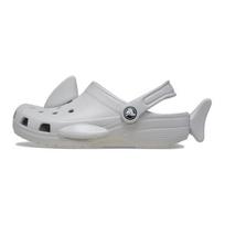 Crocs Resin Comfortable and Versatile Children's Sandals Grey Children's Model 30 pilka spalva
