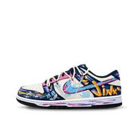 Nike Dunk neslystantys atsparūs dilimui žemi krepšinio/riedlenčių batai Unisex Juodi Geltoni Mėlyni DD1391-100(Team516-) 43 blue