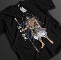 Record Of Ragnarok Shirt Jack The Ripper Tshirt Buda T-Shirt Adam Top Anime Tee XXXXL gray