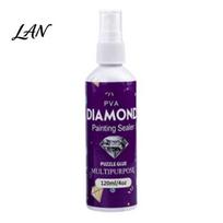 Transparent Protective Film Diamond Art Sealer Spray, Quick-Drying Permanent Glue, Enhance Luster Painting Fixative for DIY Crafts Puzzles And blue