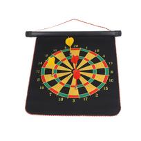 Magnetic Dart Board Double Sided Interactive Endless Fun Safety Magnetic Dart Board Game yellow