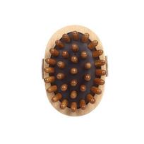 Universal Meridian Massage Brush for The Whole Body Abdominal Massage Gua Sha Meridian Brush black