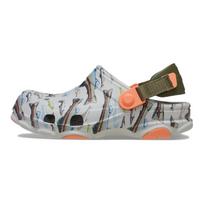 Crocs Versatile Comfortable Non-Slip Childrens Sandals Kids Sandals Gray 210032-1FT 28-29 gray