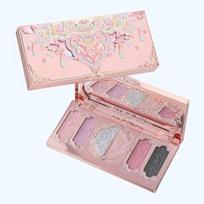 Flower Knows - Butterfly Cloud Collar Embossed Six-Color Makeup Palette - 02 white