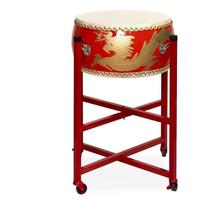 China Red Dragon Flat Performance Drum Set brown