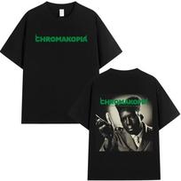 Tyler The Creator Chromakopia Pasaulinio turo marškinėliai Mada Hip Hop marškinėliai Gerbėjų dovana Vyrams 2025 Laisvi marškinėliai trumpomis rankovėmis S juoda