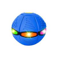 Doggy Disc Ball with Lights Interaktyvus šuns žaislas dideliems šunims Magiškas skraidantis lėkštės kamuolys Nešiojamas žaislas augintiniui, skirtas paklusnumo treniruotėms B mėlyna