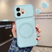 Leather Case For Honor 600 Pro Anti-fall Back Cover Case for HONOR 600 For Honor 600pro mėlyna