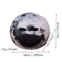 The Moon Woke Up Plush Toys Cute Soft Stuffed Cartoon Anime Pillow Dolls For Kid Birthday Christmas Gift 15Cm gray
