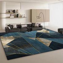 Modernios geometrijos didelio ploto svetainės kilimas Miegamojo dekoracija Abstraktaus rašto kilimas Neslystantis kilimėlis po sofa ir kavos staliuku Skalbiamas poilsio zonos kilimas 80x120cm